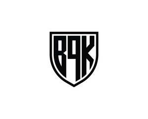 BQK logo design vector template. BQK