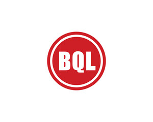BQL logo design vector template. BQL