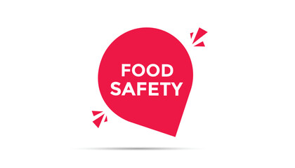 Food safety web banner templates. Vector Illustration 
