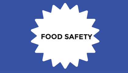 Food safety web banner templates. Vector Illustration 
