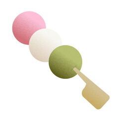 Three colors dango