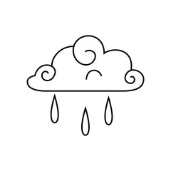 cloud with rain