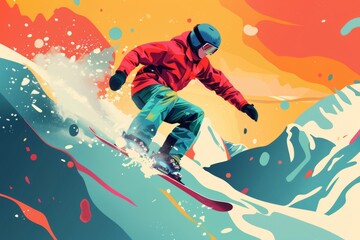 Exhilarating Winter Sports Adventure on the Slopes