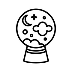 magic ball illustration