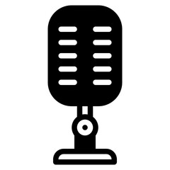 Microphone Creative Agency icon illustration 