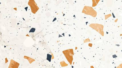 Soft marble terrazzo texture with pink and gold accents
