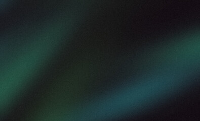 Dark blue green color spot grainy gradient with spotlight backdrop design. Elegant black multicolored noisy gradient, bright, shine, glow, noise, grain effect banner and poster