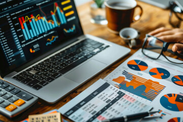 person reviewing a detailed budget spreadsheet financial planning and analysis