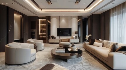 contemporary living room