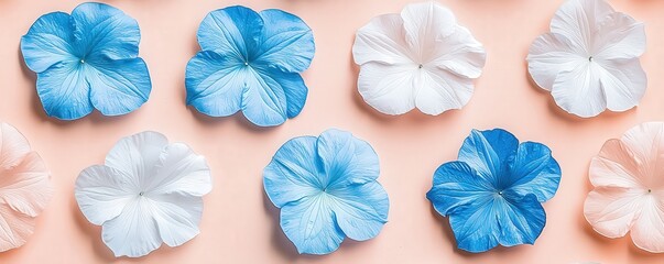 Elegant Minimalist Watercolor Morning Glories Arrangement