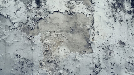 Obraz premium Textured rough concrete wall with natural cracks and weathered details