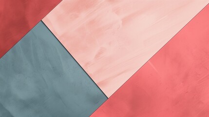 Papercut layer pink and deep blue minimalist background