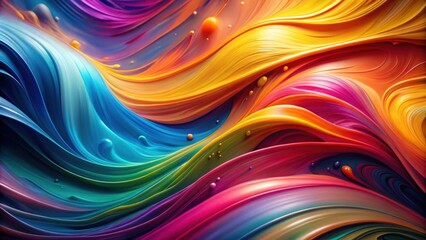 Abstract art background with vivid colors and fluid motion , vibrant, bold, bright, colorful, dynamic, modern