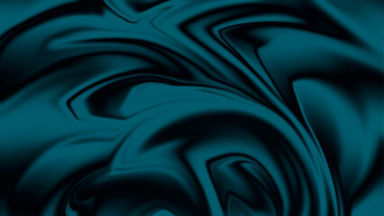 Green, blue flowing background. Liquify background effect in green. Liquid fluid abstract marble texture.