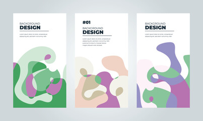 Vector Colorful liquid and fluid background