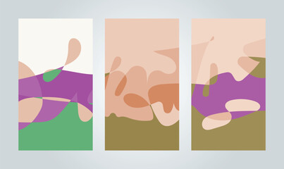 Vector Colorful liquid and fluid background