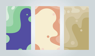 Vector Colorful liquid and fluid background