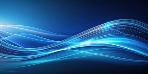 Blue minimal wavy lines abstract futuristic tech background, blue, minimal, wavy, lines, abstract, futuristic, tech