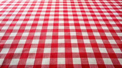 Close view of red checkerboard tablecloth, red, checkerboard, tablecloth, close-up, pattern, texture, background, fabric