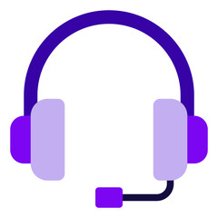 Headset Gaming icon illustration 