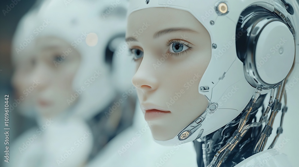 Poster Ai technology Artificial Intelligence Let artificial intelligence help create what you want Future technology concept : Generative AI