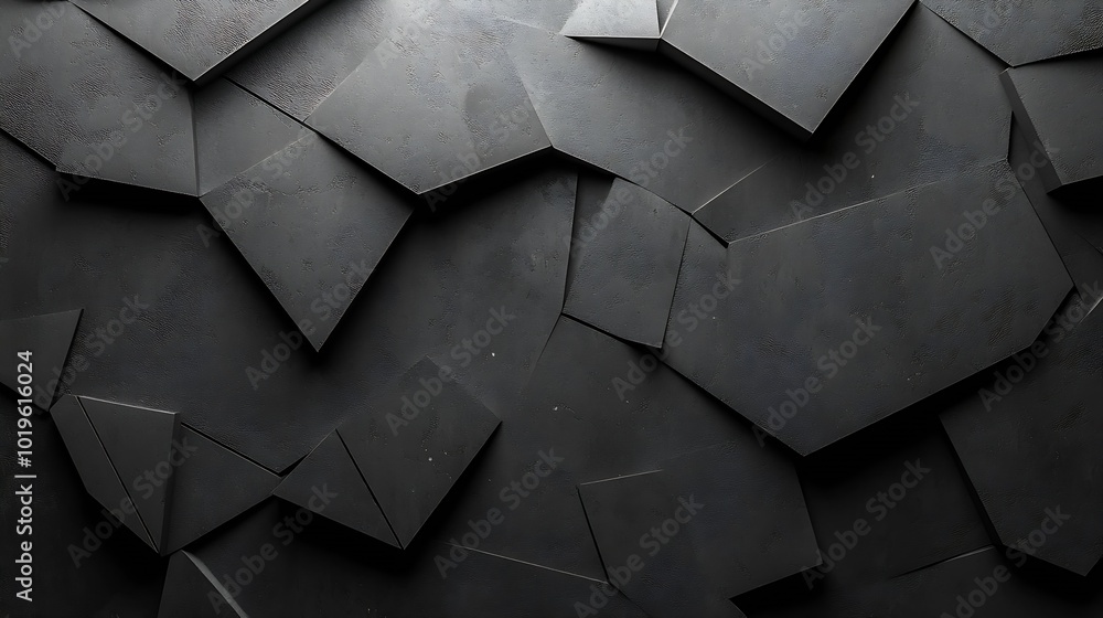 Poster black white dark gray abstract background geometric pattern shape line triangle polygon angle gradie
