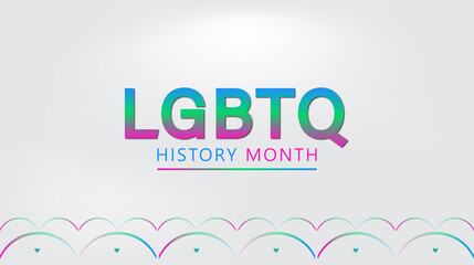 Visual representation of LGBTQ History Month, highlighting vibrant colors and symbols that honor LGBTQ contributions and culture