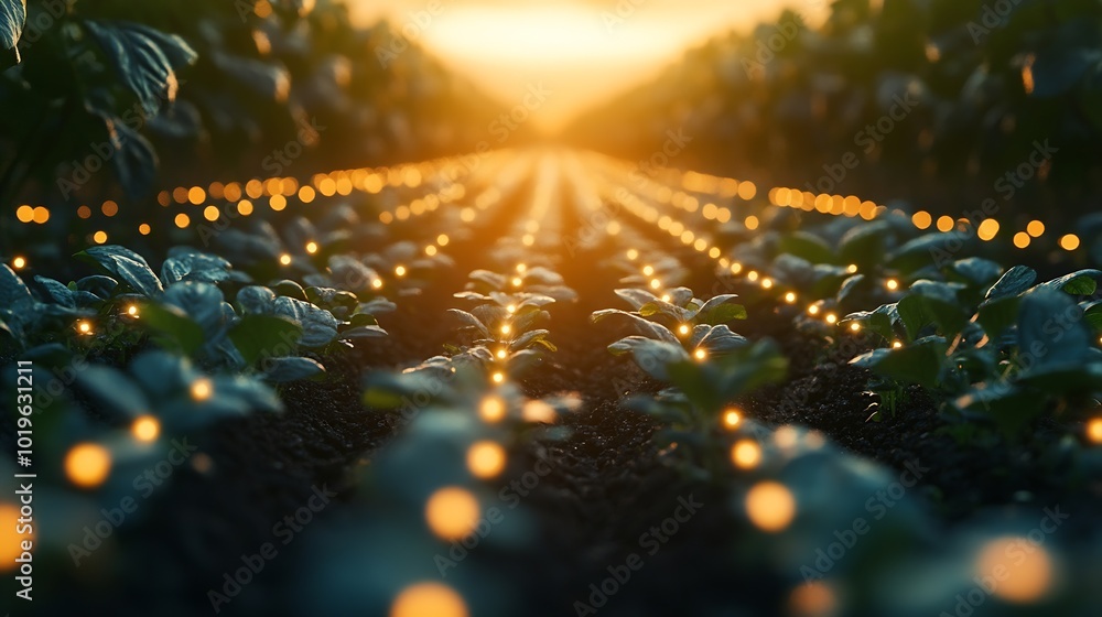 Poster The concept of using AI and smart farming : Generative AI