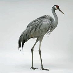Obraz premium 3D rendering of a Japanese crane, Grus japonensis 