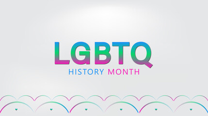 Visual representation of LGBTQ History Month, highlighting vibrant colors and symbols that honor LGBTQ contributions and culture