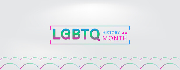 Visual representation of LGBTQ History Month, highlighting vibrant colors and symbols that honor LGBTQ contributions and culture