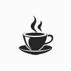 Steaming Cup of Coffee Icon 
