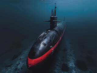 Submarine in Deep Water 
