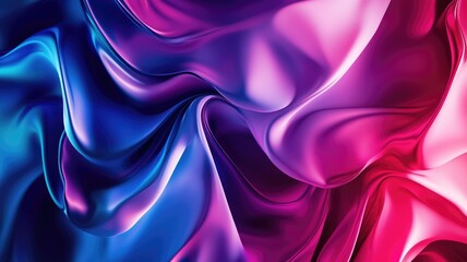 Fototapeta premium Abstract Swirling Pink, Blue, and Purple Liquid