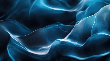 Fototapeta premium Abstract Blue and White Wavy Texture