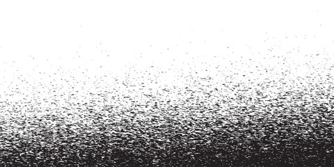 Obraz premium Noise dot grain background with gradient grunge texture, vector halftone fade effect. Abstract grain noise of black irregular dots or grainy monochrome. eps10.