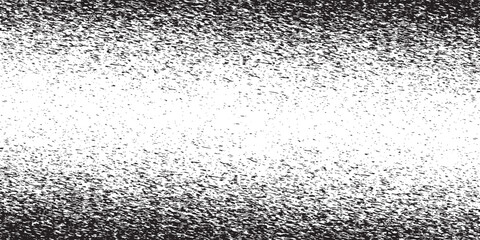 Obraz premium Noise dot grain background with gradient grunge texture, vector halftone fade effect. Abstract grain noise of black irregular dots or grainy monochrome. eps10.