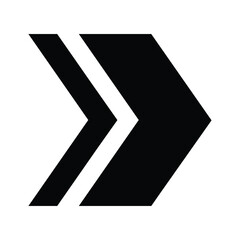 right arrow bold vector design