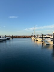 Obraz premium boats in the harbor