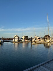 Fototapeta premium boats in the harbor