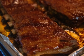 Barbequed Ribs on the Oven