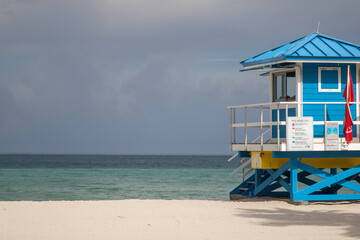 Lifeguard tower in Florida