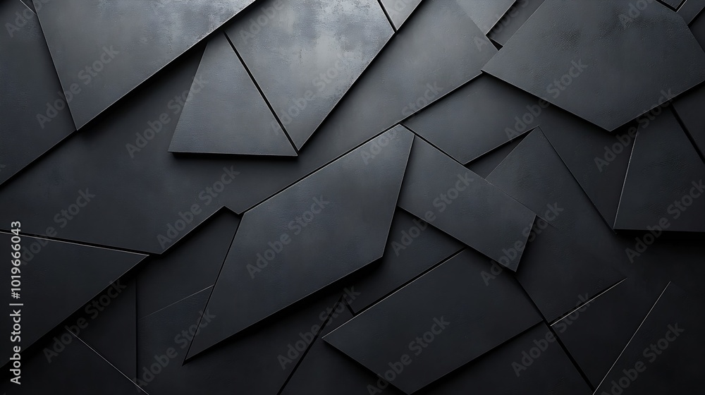 Poster black white dark gray abstract background geometric pattern shape line triangle polygon angle gradie