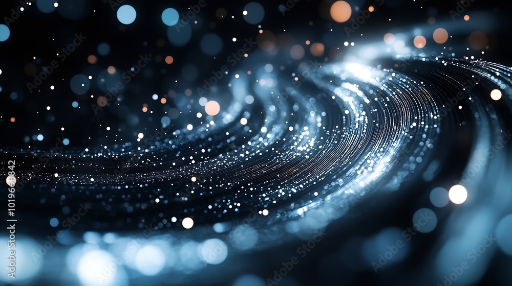 Fototapete Data exchange digital technology background software development cloud computing Business Intelligence global network Data analysis technician team computer programming internet techno : Generative AI