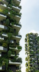 Urban Greenery: Eco-Friendly Vertical Gardens on Modern Apartment Buildings