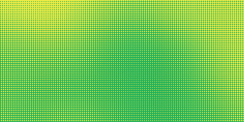 Dots halftone yellow green color pattern gradient texture background.
