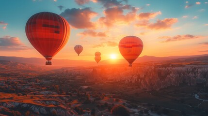 Obraz premium hot air balloon,generated ai