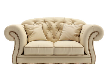 Fototapeta premium Sofa isolated on transparent background