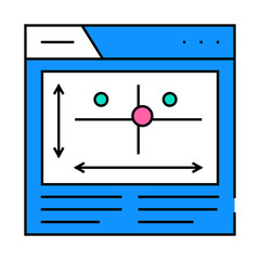 competitor analysis seo line icon vector. competitor analysis seo sign. isolated symbol illustration