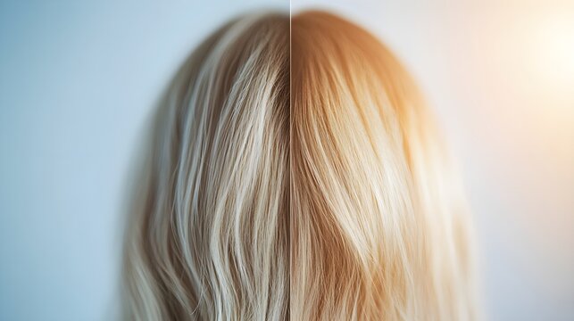 Before and after time-lapse of hair reduction, visualizing hair density decreasing after each session, smooth skin emerging, Realistic Digital Animation, Clean Background